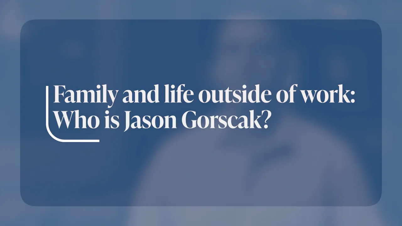 Family and life outside of work - Who is Jason Gorscak
